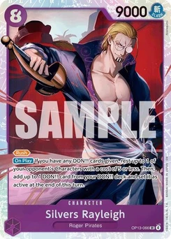 One Piece-Karte Silvers Rayleigh OP13-066