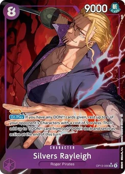 One Piece-Karte Silvers Rayleigh (Alternate Art) OP13-066v2