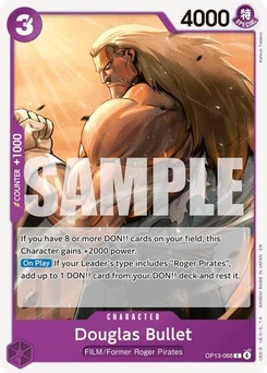 One Piece-Karte Douglas Bullet OP13-068