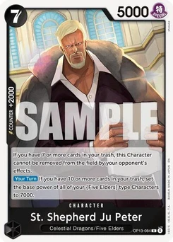 One Piece-Karte St. Shepherd Ju Peter OP13-084