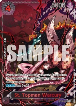 One Piece-Karte St. Topman Warcury (Parallel) OP13-089v3