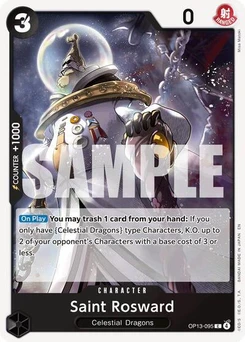 One Piece-Karte Saint Rosward OP13-095