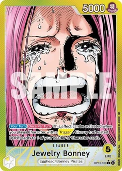 One Piece-Karte Jewelry Bonney (100) (Alternate Art) OP13-100v2