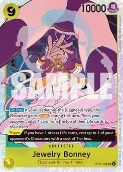 One Piece-Karte Jewelry Bonney (108) OP13-108