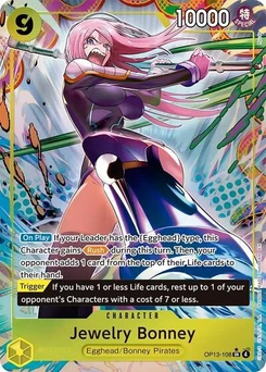 One Piece-Karte Jewelry Bonney (108) (Alternate Art) OP13-108v2