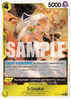 One Piece-Karte S-Snake OP13-114