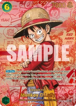 One Piece-Karte Monkey.D.Luffy (118) (Red Super Alternate Art) OP13-118v3