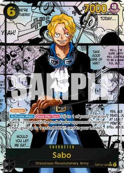 One Piece-Karte Sabo (120) (Super Alternate Art) OP13-120v4