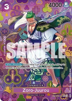 One Piece-Karte Zoro-Juurou (SP) OP05-067