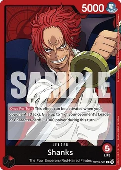 One Piece-Karte Shanks (001) OP09-001