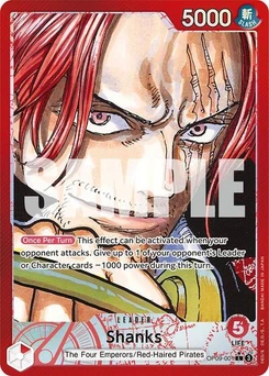 One Piece-Karte Shanks (001) (Parallel) OP09-001v2