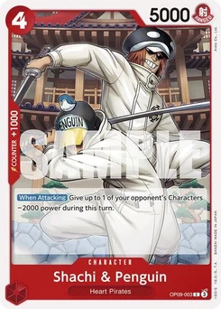 One Piece-Karte Shachi & Penguin OP09-003