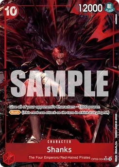 One Piece-Karte Shanks (004) (Alternate Art) OP09-004v2