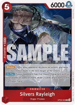 One Piece-Karte Silvers Rayleigh OP09-005
