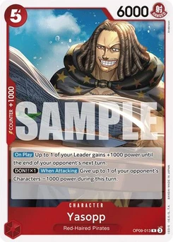One Piece-Karte Yasopp OP09-013