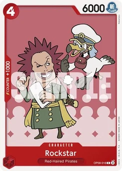 One Piece-Karte Rockstar OP09-016