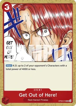 One Piece-Karte Get Out of Here! OP09-018