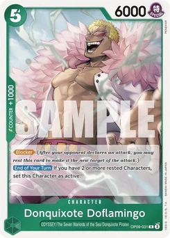 One Piece-Karte Donquixote Doflamingo OP09-031