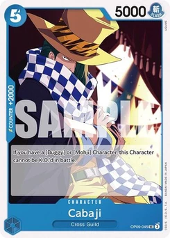One Piece-Karte Cabaji OP09-045v2