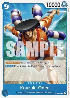 One Piece-Karte Kouzuki Oden OP09-047
