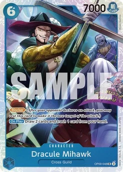 One Piece-Karte Dracule Mihawk OP09-048