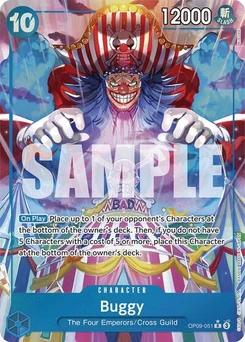 One Piece-Karte Buggy (051) (Alternate Art) OP09-051v2