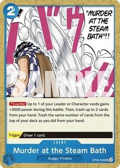 One Piece-Karte Murder at the Steam Bath OP09-059