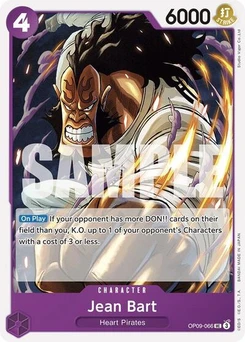 One Piece-Karte Jean Bart OP09-066