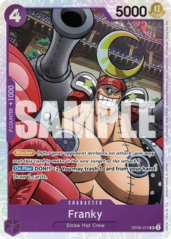 One Piece-Karte Franky OP09-072