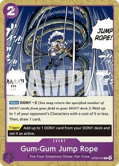 One Piece-Karte Gum-Gum Jump Rope OP09-079