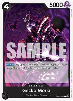 One Piece-Karte Gecko Moria OP09-085