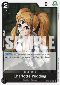 One Piece-Karte Charlotte Pudding OP09-087