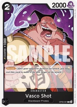 One Piece-Karte Vasco Shot OP09-091