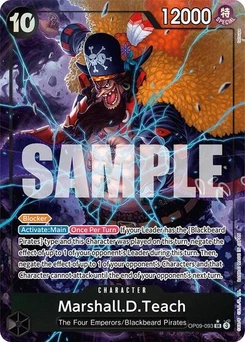 One Piece-Karte Marshall.D.Teach (093) (Alternate Art) OP09-093v2