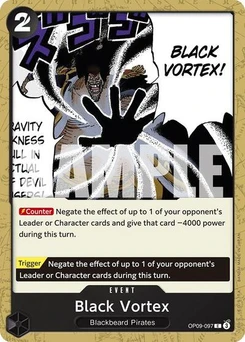 One Piece-Karte Black Vortex OP09-097