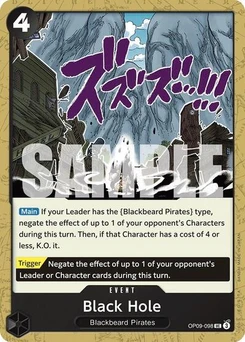 One Piece-Karte Black Hole OP09-098