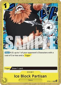 One Piece-Karte Ice Block Partisan OP09-115
