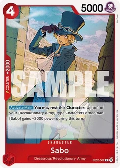One Piece-Karte Sabo EB02-002