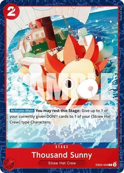 One Piece-Karte Thousand Sunny EB02-009
