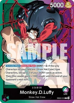One Piece-Karte Monkey.D.Luffy (010) EB02-010