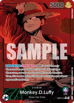 One Piece-Karte Monkey.D.Luffy (010) (Alternate Art) EB02-010v2