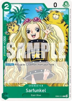 One Piece-Karte Sarfunkel EB02-014
