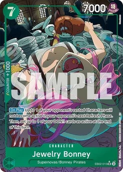 One Piece-Karte Jewelry Bonney (Alternate Art) EB02-015v2