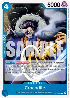 One Piece-Karte Crocodile EB02-023
