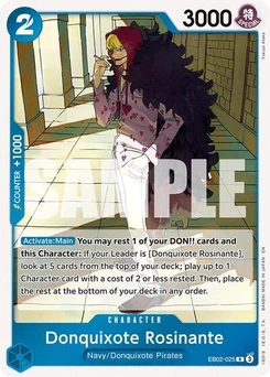 One Piece-Karte Donquixote Rosinante EB02-025