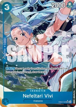 One Piece-Karte Nefeltari Vivi (Alternate Art) EB02-026v2