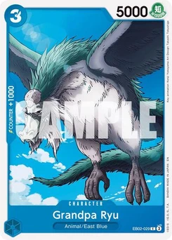 One Piece-Karte Grandpa Ryu EB02-029