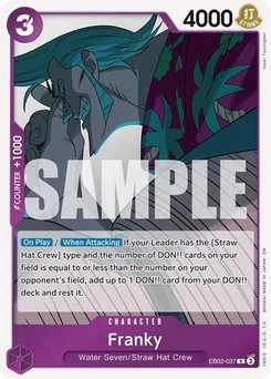 One Piece-Karte Franky EB02-037