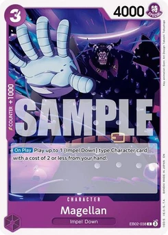 One Piece-Karte Magellan EB02-038