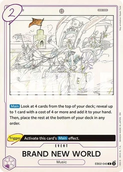 One Piece-Karte BRAND NEW WORLD EB02-040